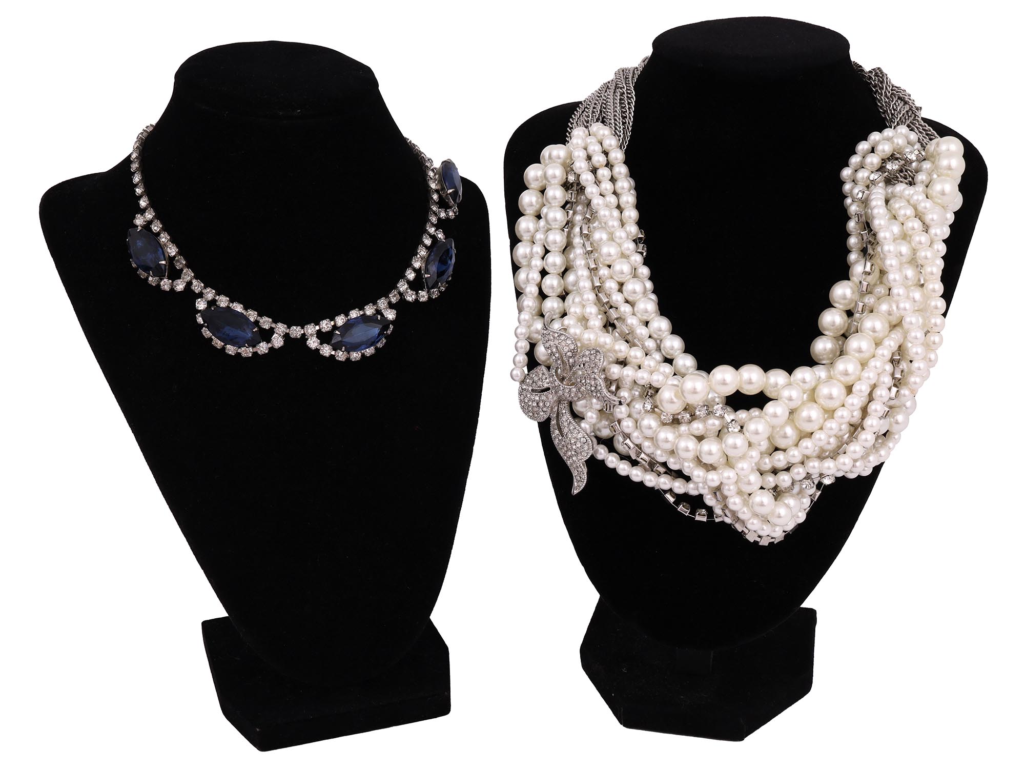 CHAIN AND PEARLS TORSADE AND PRINCESS NECKLACES PIC-0